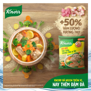 Hạt Nêm Knorr thịt thăn, xương ống và tủy 1.8kg