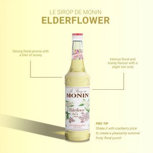 Siro Monin Elder Flower Syrup 700ml