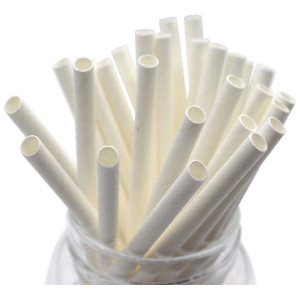 Ống hút bi trắng nhỏ