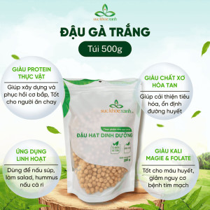 Đậu Gà Trắng Canada SKX 500g