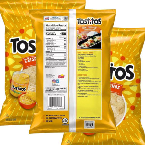 Snack bắp chiên tròn Tostitos Crispy Rounds 283.5g