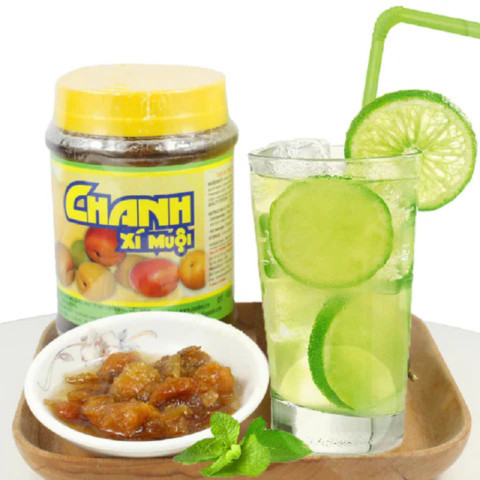 Chanh xí muội Tấn Lộc Lime Preserved Apricot 900gr