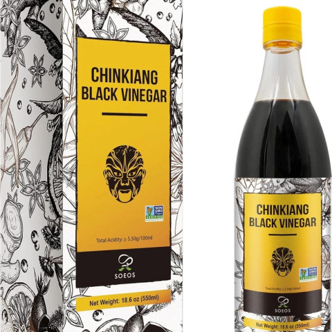 GIấm Đen Trấn Giang Chinkiang Black Vinegar 550ml
