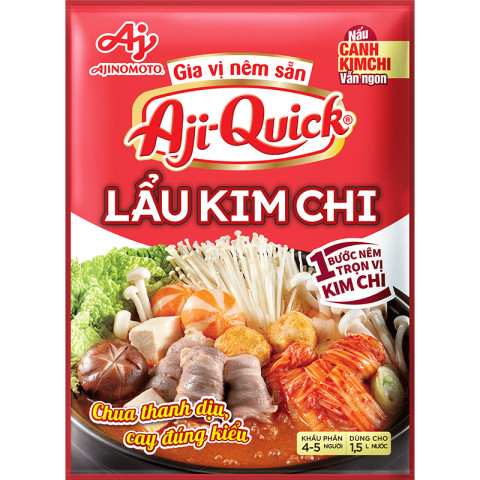 Gia vị nêm sẵn lẩu kim chi Aji-Quick gói 46g