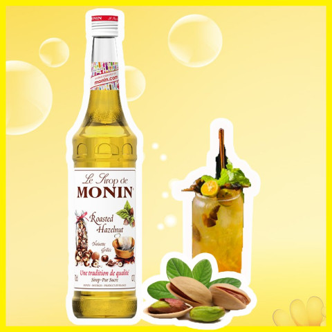 Siro hạt dẻ Monin Hazelnut Syrup 700ml