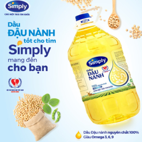 Dầu đậu nành Simply 5L