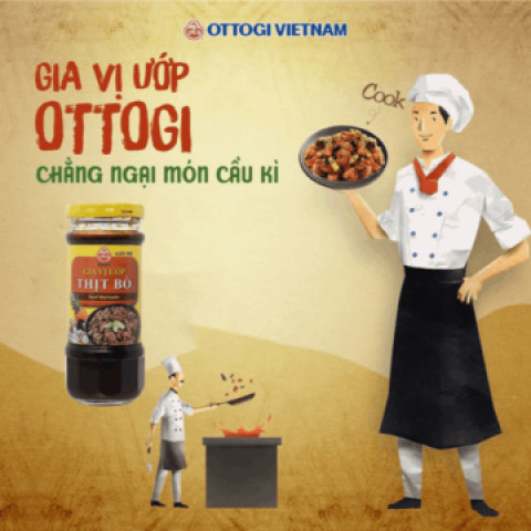 Gia vị ướp thịt bò Ottogi Beef Marinade 240g