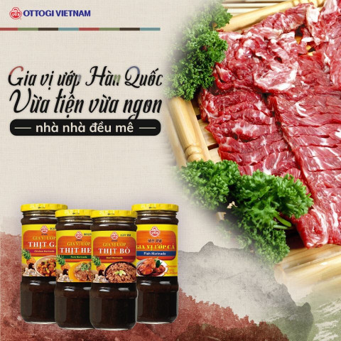 Gia vị ướp thịt bò Ottogi Beef Marinade 240g
