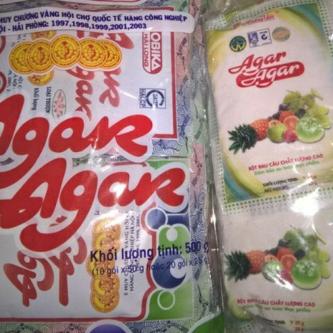 Bột thạch rau câu giòn Agar Agar 50g