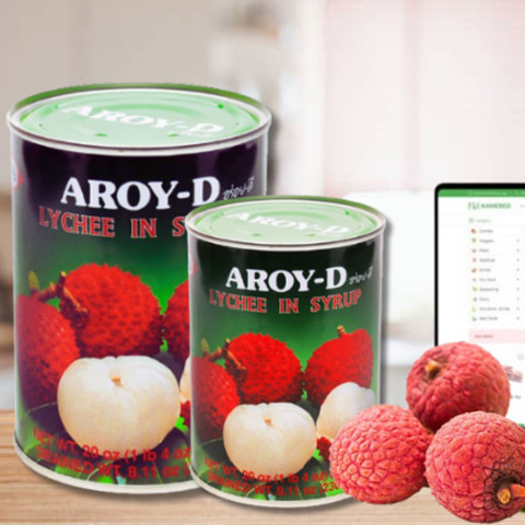 Trái vải ngâm đường Aroy-D Lychee in Syrup 565g