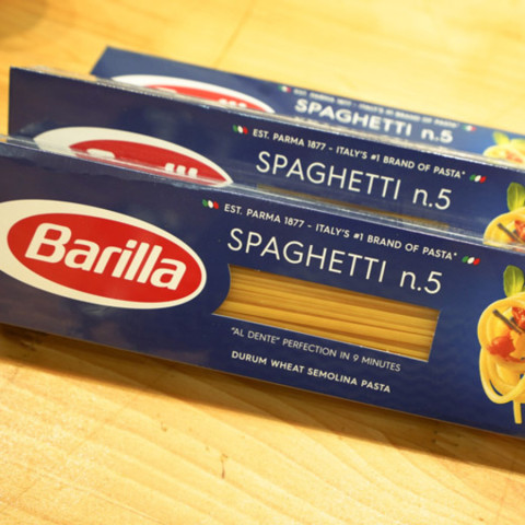 Mỳ Barilla sợi hình ống số 5 Spaghetti 500g F100398