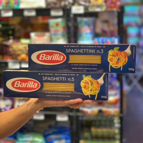 Mỳ Barilla sợi hình ống số 5 Spaghetti 500g F100398