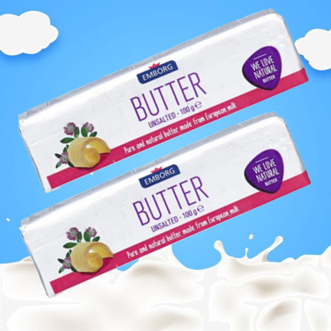 Bơ Lạt 82% Chất Béo Emborg 100g F163590