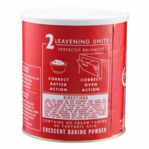 Bột nổi Crescent Double Acting Baking Powder 2721g