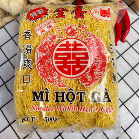 Mì trứng hột gà Châu Cường 500g