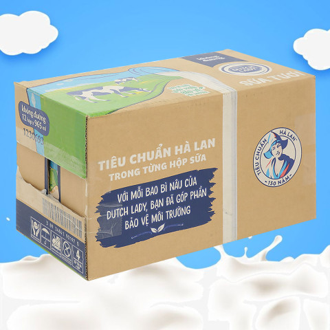 Sữa tươi tiệt trùng không đường Dutch Lady 965ml