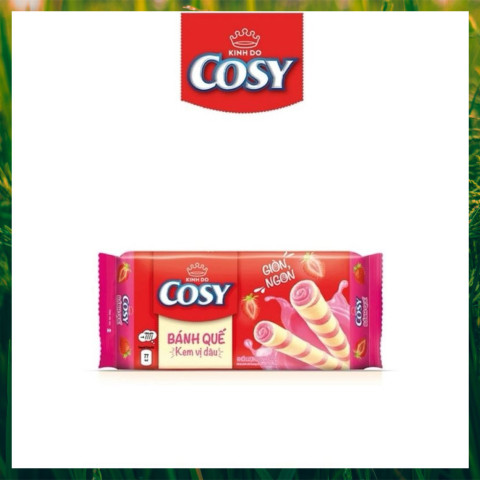 Bánh quế Cosy vị kem dâu 117,6 gr