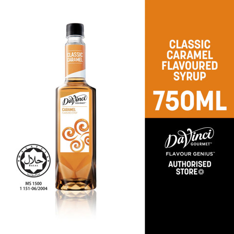 Sirô DaVinci Gourmet Caramel Flavour Syrup 750ml