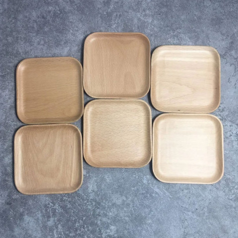Đĩa lót gỗ vuông 13cm