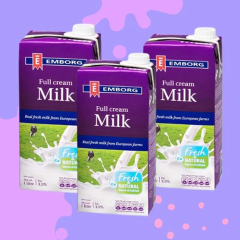 Sữa Tươi Tiệt Trùng Nguyên Kem Hiệu Emborg 1L F123006