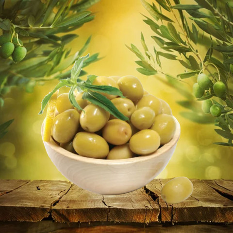 Quả Olive Xanh Fragata 450g