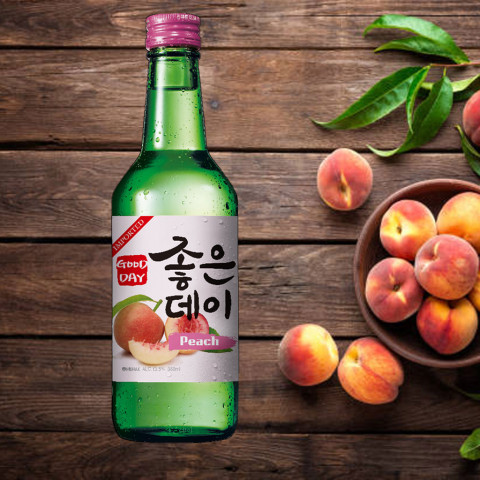 Rượu Soju Vị Đào Good Day 360ml