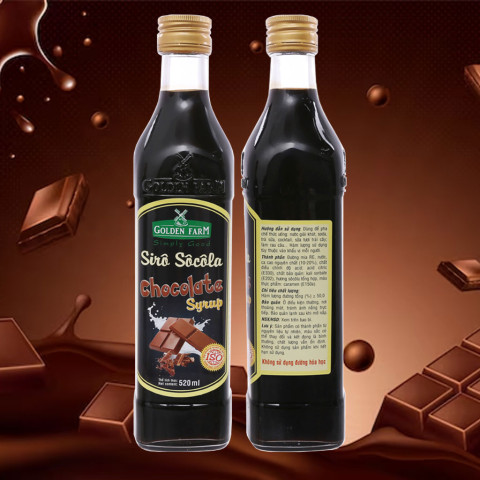 Sirô sôcôla Golden Farm Chocolate Syrup 520ml