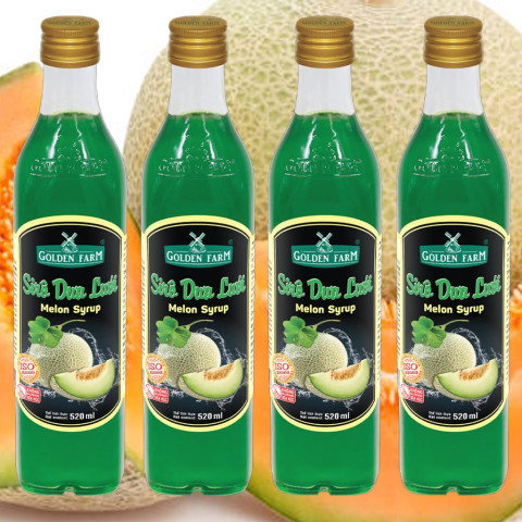 Sirô Dưa Lưới Golden Farm Melon Sirup 520 ml