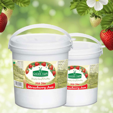 Mứt Dâu Golden Farm 5kg