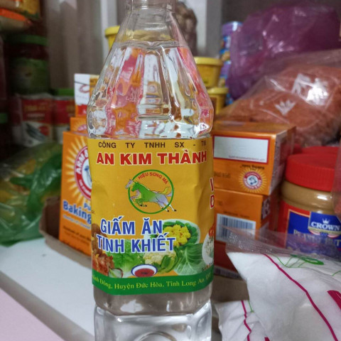 Giấm ăn tinh khiết An Kim Thành 900ml