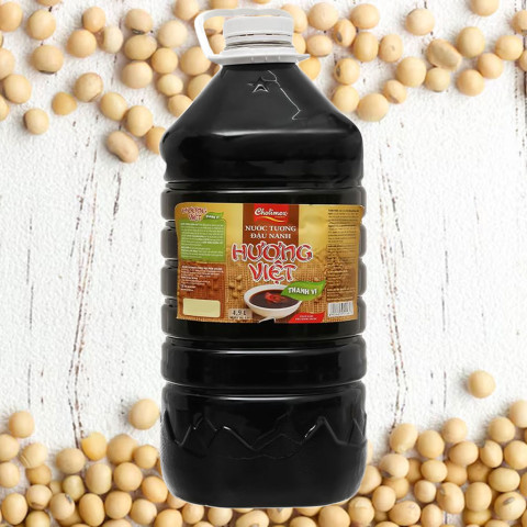 Nước tương đậu nành Hương Việt thanh vị 4,9 lít
