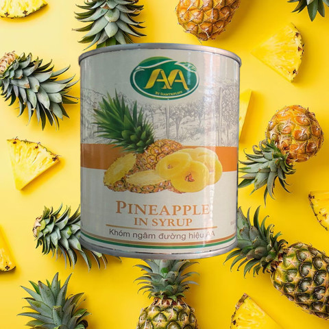 Dứa - Khóm - Ngâm Đường Hiệu AA 565g