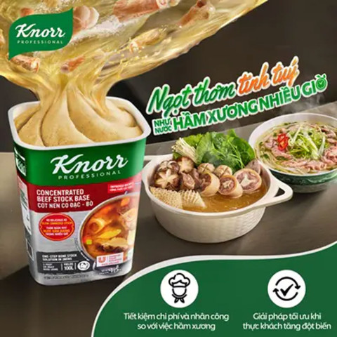 Cốt Nền Cô Đặc Bò Knorr Profesional 1.5kg
