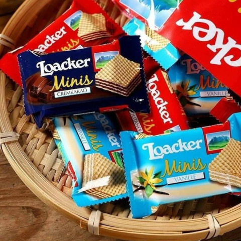 Bánh xốp Loacker Quadratine Bites 70gr