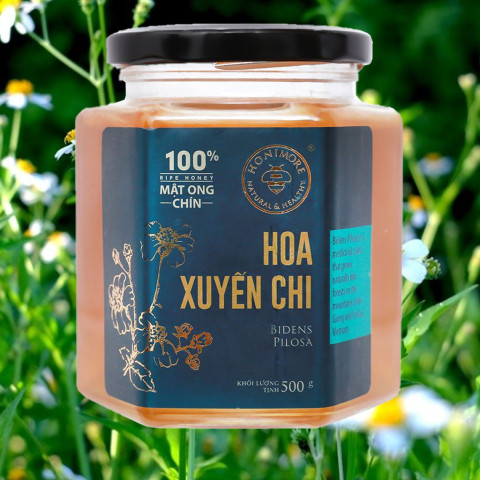 Mật ong chín hoa xuyến chi Honimore hũ 500g