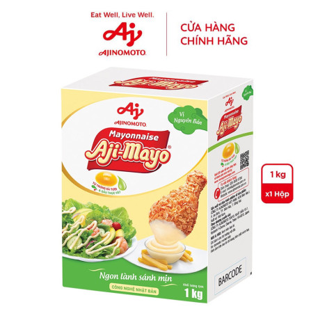 Sốt Mayonnaise Aji-mayo® Vị Nguyên Bản 1kg