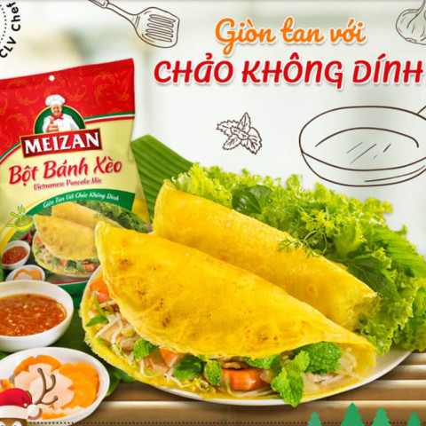 Bột bánh xèo Meizan 400g