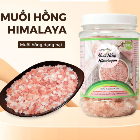 Muối Hồng Himalaya Hạt 1kg