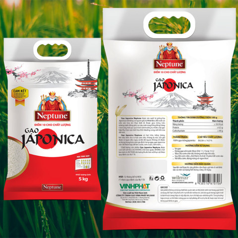 Gạo Japonica Neptune 5kg