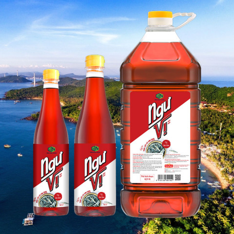 Nước mắm cá cơm Ngư Vị Hồng Hạnh 4.9 lít