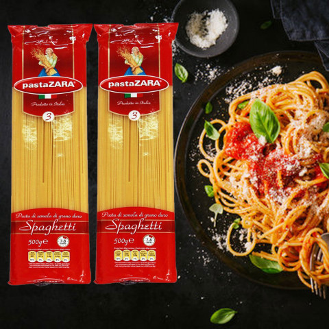 Mỳ Ý Spaghettini Số 3 Pasta Zara 500G