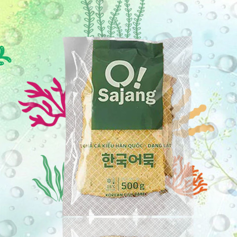 Chả Cá Kiểu Hàn Quốc Dạng Lát O! Sajang 500g