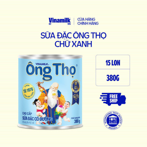 Sữa đặc Ông Thọ chữ xanh Vinamilk 380g