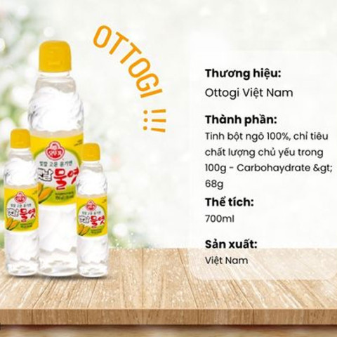 Nước đường bắp Hàn Quốc 700gr