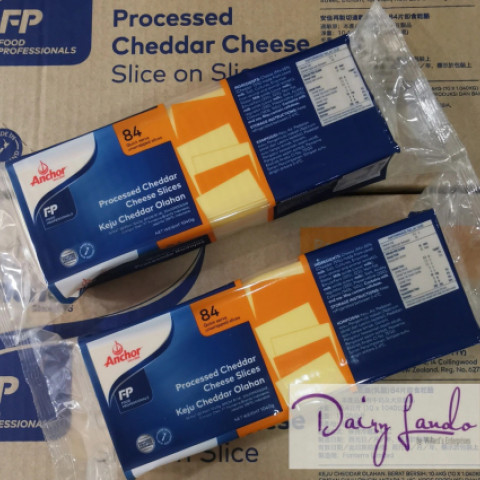 Phô mai 84 lát Anchor Processed Cheddar Cheese Slices 1040g