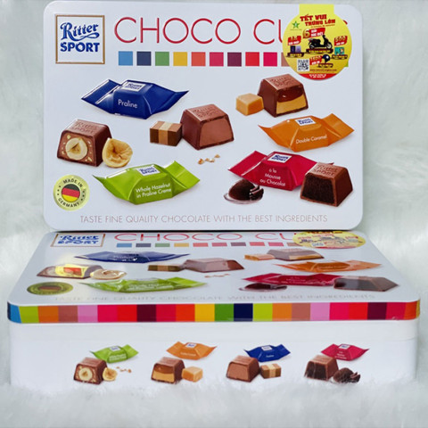 Sô cô la Ritter Sport Choco Cubes Selection 192g F122297