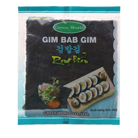 Rong biển cuộn Green World 10 lá 20g