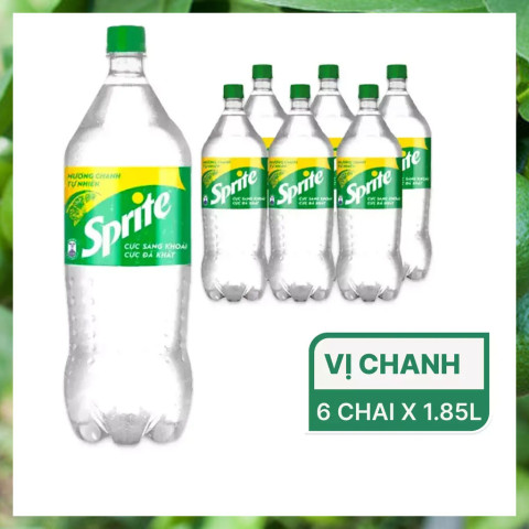 Nước ngọt Sprite 1.85L x 12