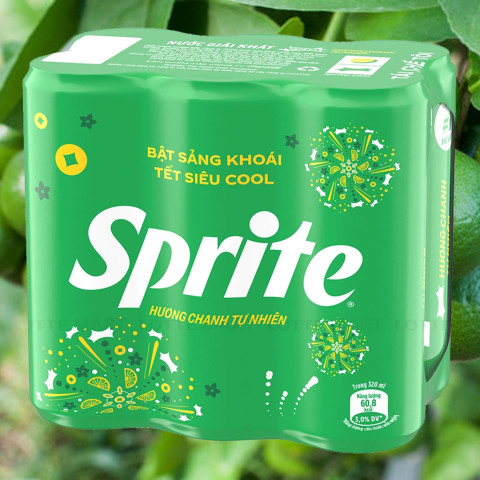 Nước ngọt Sprite 320ml x 24 lon
