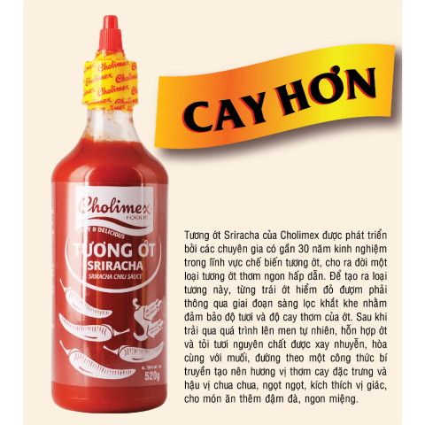 Tương ớt Cholimex Sriracha Chili Sauce 520g